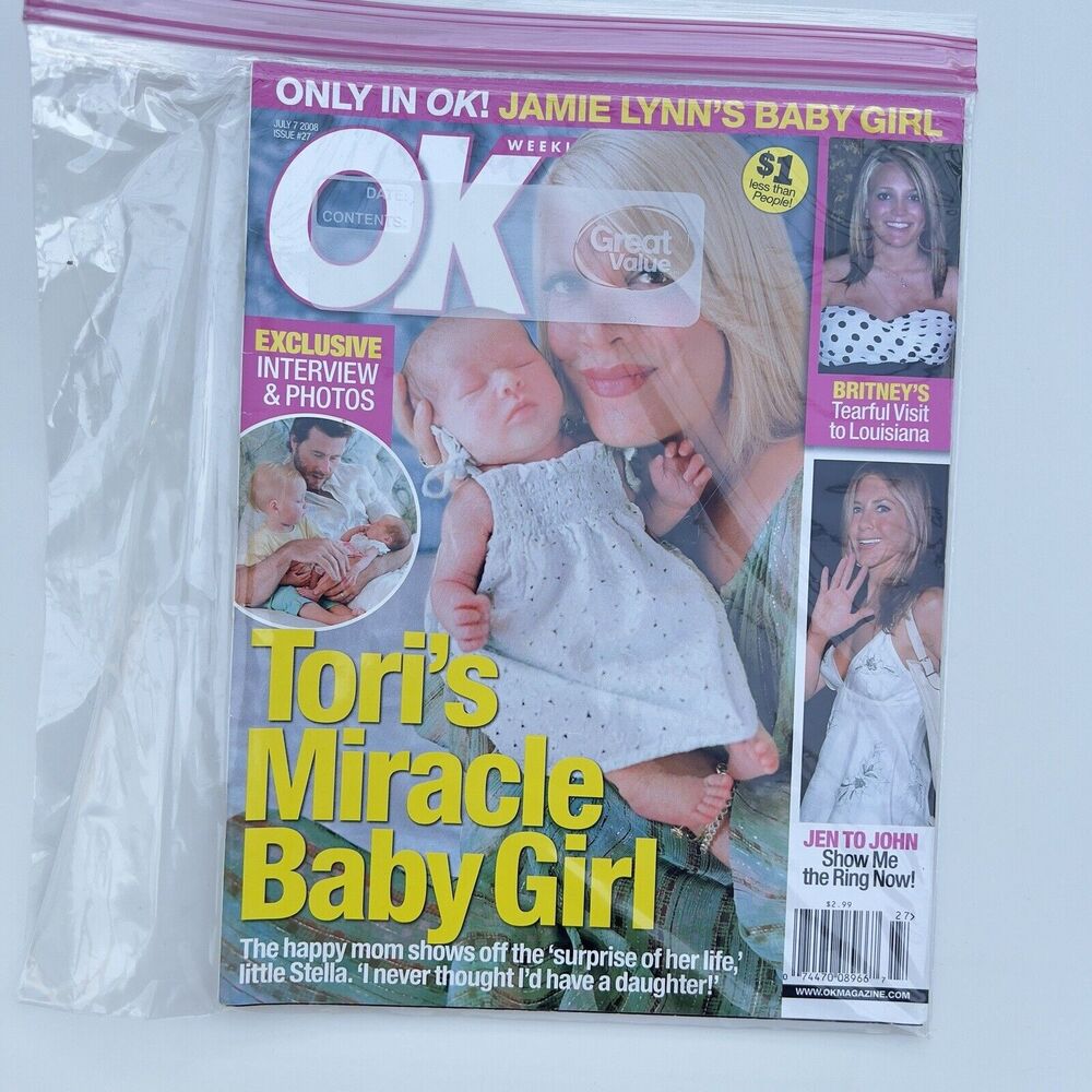 Ok! Weekly Magazine - July 7, 2008 - Iss. #27 - Tori, Jamie Lynn, Jen